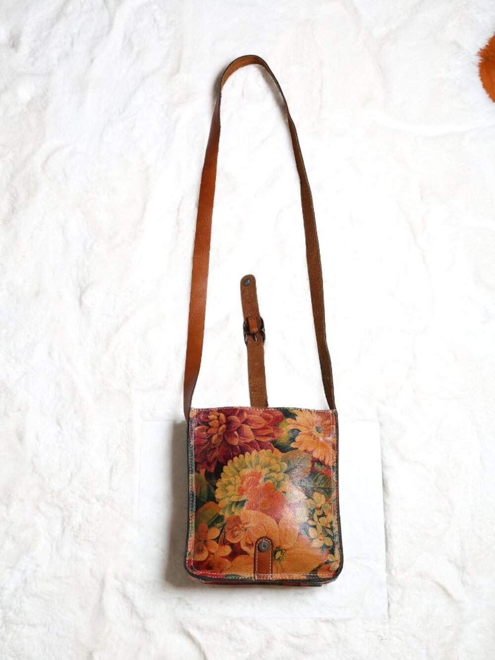 PATRICIA NASH 100% Leather Heritage Collection Venezia Crossbody Bag W/Dust Bag - Picture 6 of 14